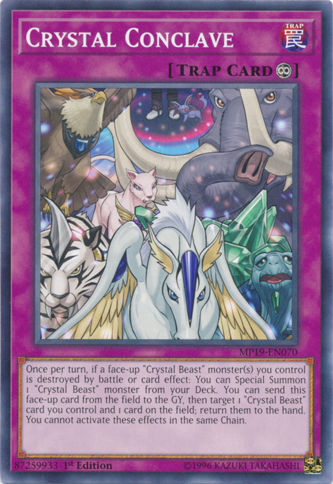 Crystal Conclave [MP19-EN070] Common | Shuffle n Cut Hobbies & Games