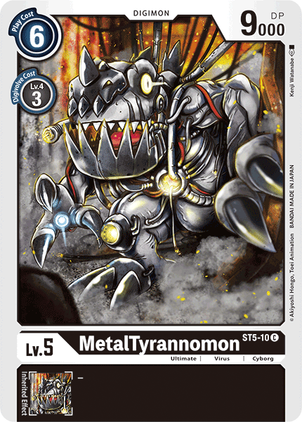 MetalTyrannomon [ST5-10] [Starter Deck: Machine Black] | Shuffle n Cut Hobbies & Games