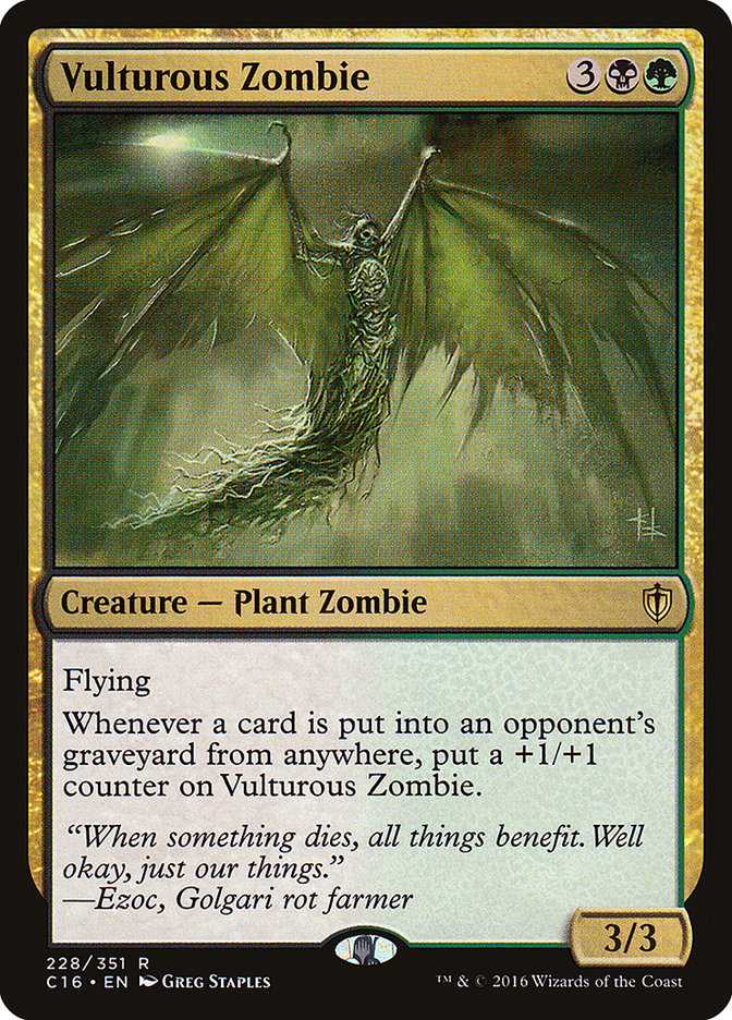 Vulturous Zombie [Commander 2016] | Shuffle n Cut Hobbies & Games