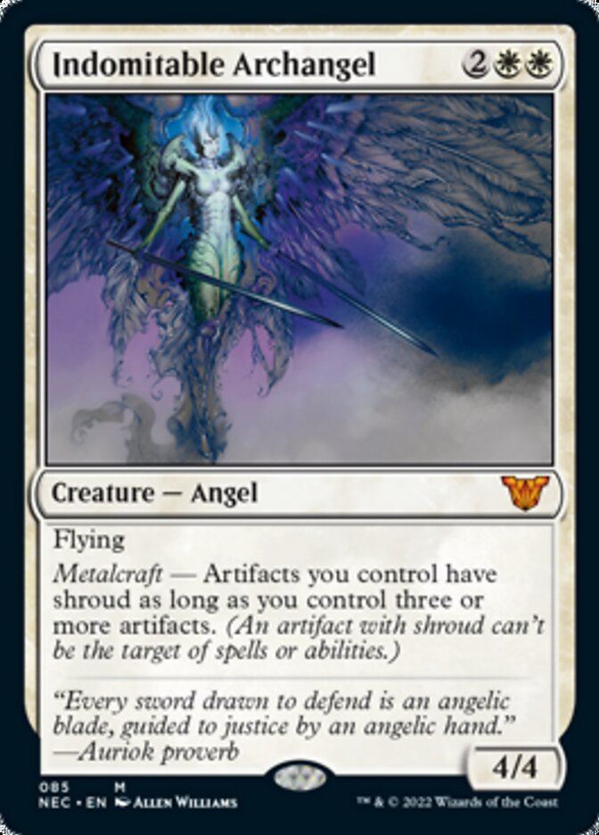 Indomitable Archangel [Kamigawa: Neon Dynasty Commander] | Shuffle n Cut Hobbies & Games