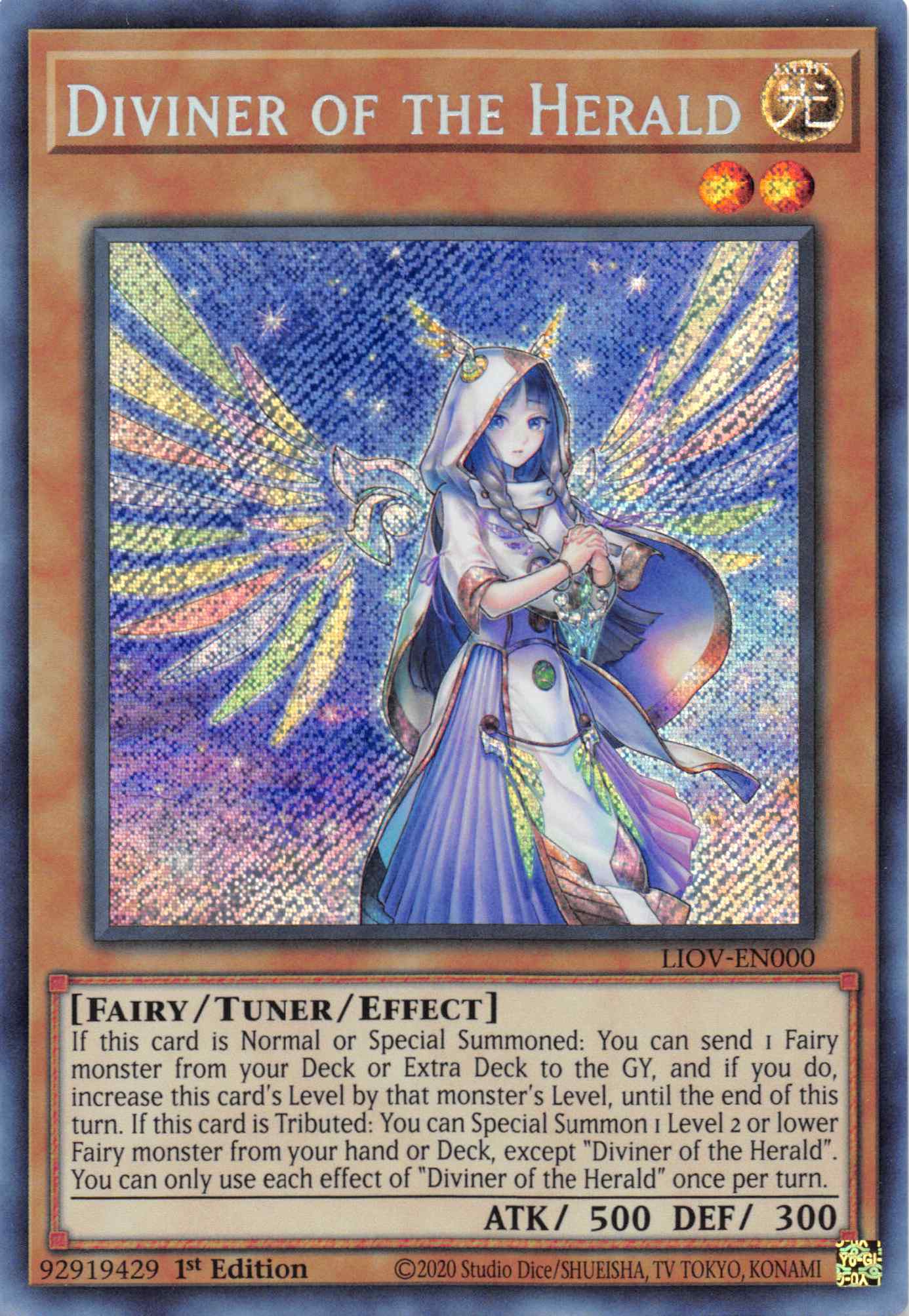 Diviner of the Herald [LIOV-EN000] Secret Rare | Shuffle n Cut Hobbies & Games