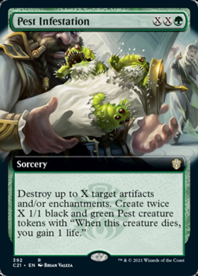 Pest Infestation (Extended Art) [Commander 2021] | Shuffle n Cut Hobbies & Games