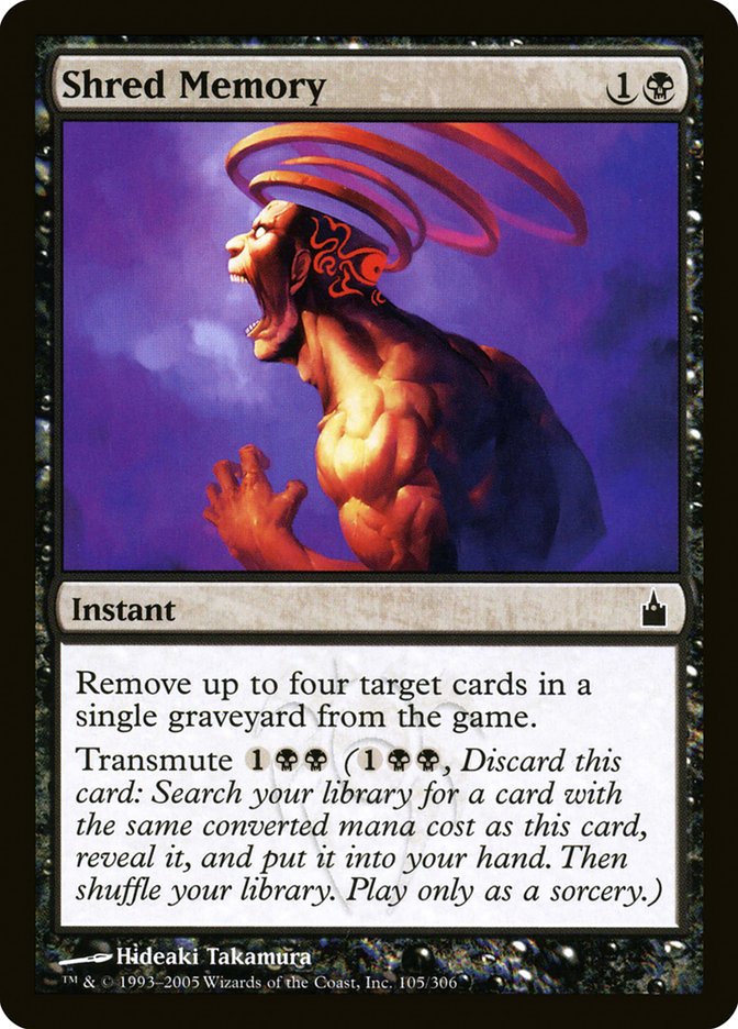 Shred Memory [Ravnica: City of Guilds] | Shuffle n Cut Hobbies & Games