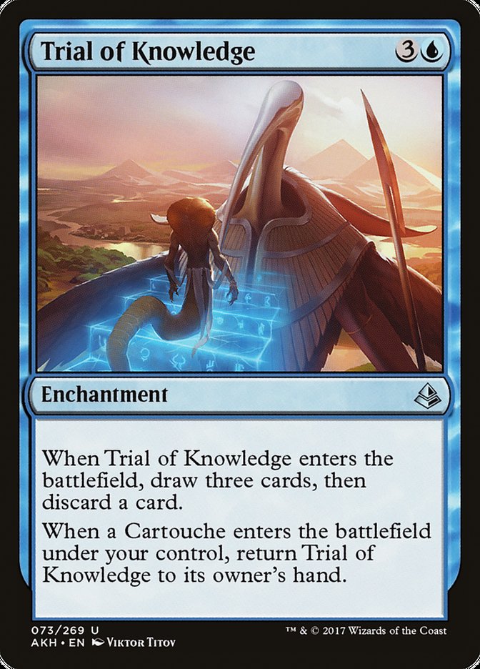 Trial of Knowledge [Amonkhet] | Shuffle n Cut Hobbies & Games