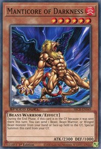 Manticore of Darkness [SBCB-EN049] Common | Shuffle n Cut Hobbies & Games