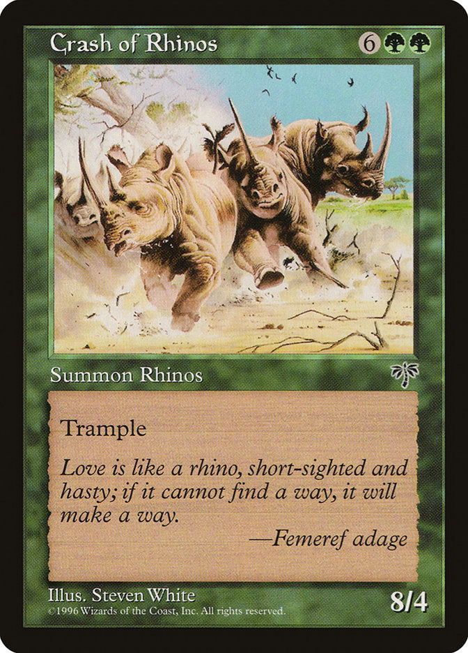 Crash of Rhinos [Mirage] | Shuffle n Cut Hobbies & Games