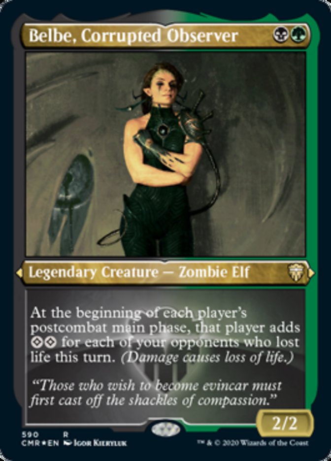 Belbe, Corrupted Observer (Etched) [Commander Legends] | Shuffle n Cut Hobbies & Games