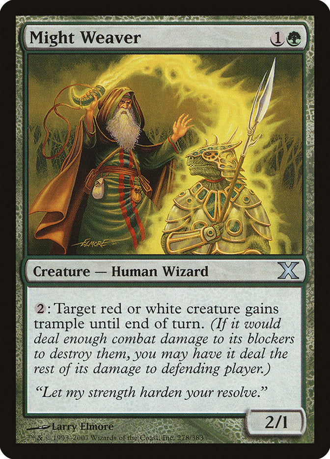Might Weaver [Tenth Edition] | Shuffle n Cut Hobbies & Games