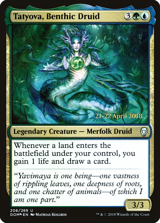 Tatyova, Benthic Druid [Dominaria Prerelease Promos] | Shuffle n Cut Hobbies & Games