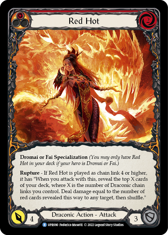 Red Hot [UPR090] (Uprising) | Shuffle n Cut Hobbies & Games