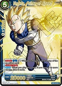 Vegeta, Prince of Speed (Foil) [SD1-05] | Shuffle n Cut Hobbies & Games