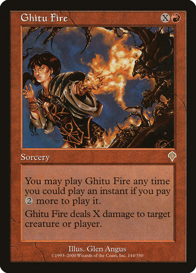 Ghitu Fire [Invasion] | Shuffle n Cut Hobbies & Games