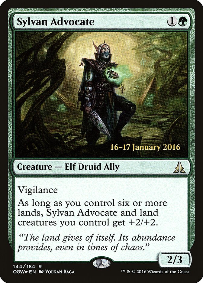 Sylvan Advocate [Oath of the Gatewatch Prerelease Promos] | Shuffle n Cut Hobbies & Games