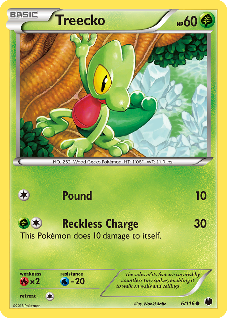 Treecko (6/116) [Black & White: Plasma Freeze] | Shuffle n Cut Hobbies & Games