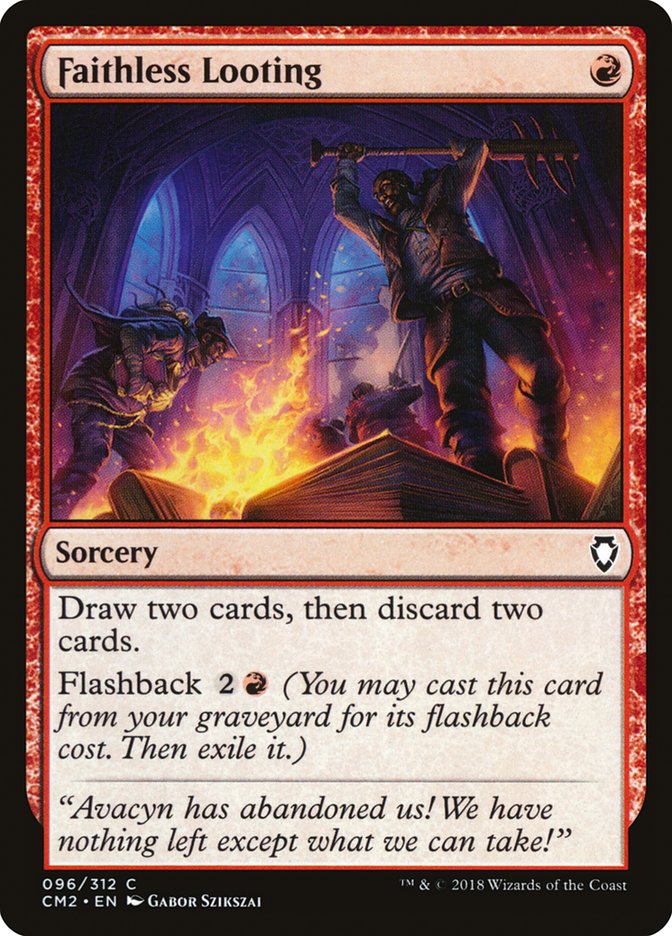 Faithless Looting [Commander Anthology Volume II] | Shuffle n Cut Hobbies & Games