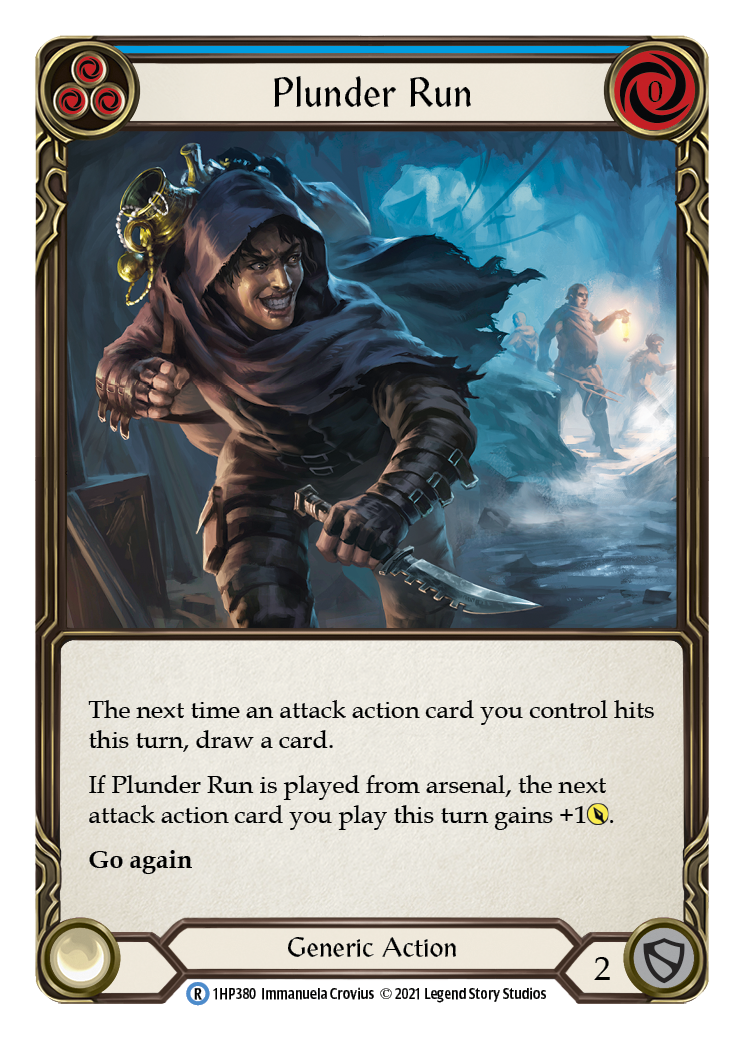 Plunder Run (Blue) [1HP380] | Shuffle n Cut Hobbies & Games