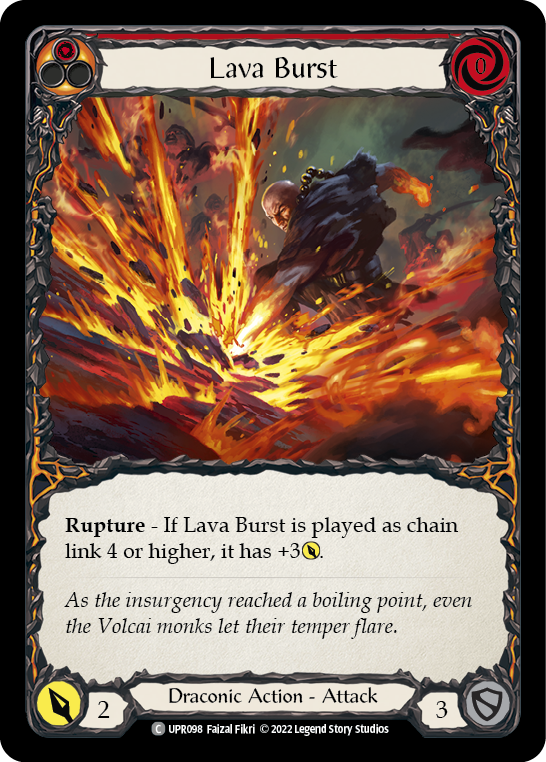 Lava Burst [UPR098] (Uprising) | Shuffle n Cut Hobbies & Games