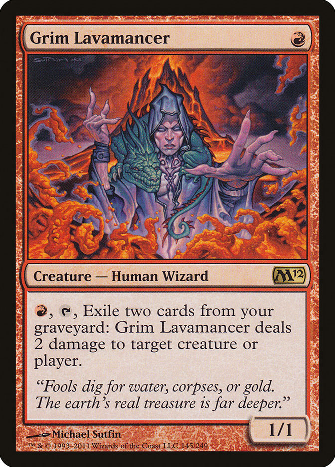 Grim Lavamancer [Magic 2012] | Shuffle n Cut Hobbies & Games