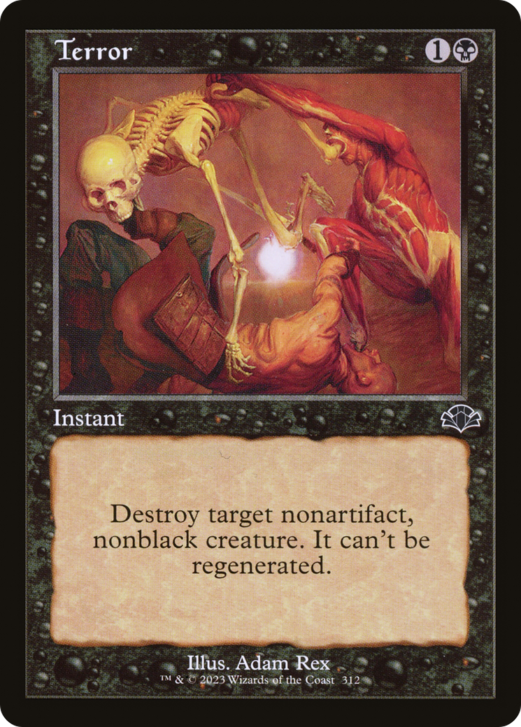 Terror (Retro) [Dominaria Remastered] | Shuffle n Cut Hobbies & Games