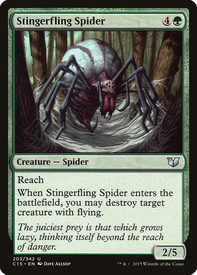 Stingerfling Spider [Commander 2015] | Shuffle n Cut Hobbies & Games