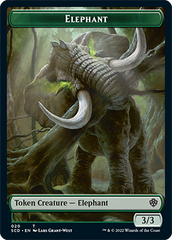 Elephant // Thopter Double-Sided Token [Starter Commander Decks] | Shuffle n Cut Hobbies & Games