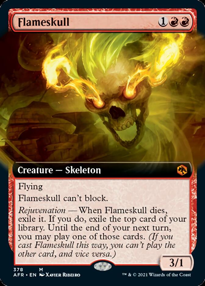 Flameskull (Extended Art) [Dungeons & Dragons: Adventures in the Forgotten Realms] | Shuffle n Cut Hobbies & Games