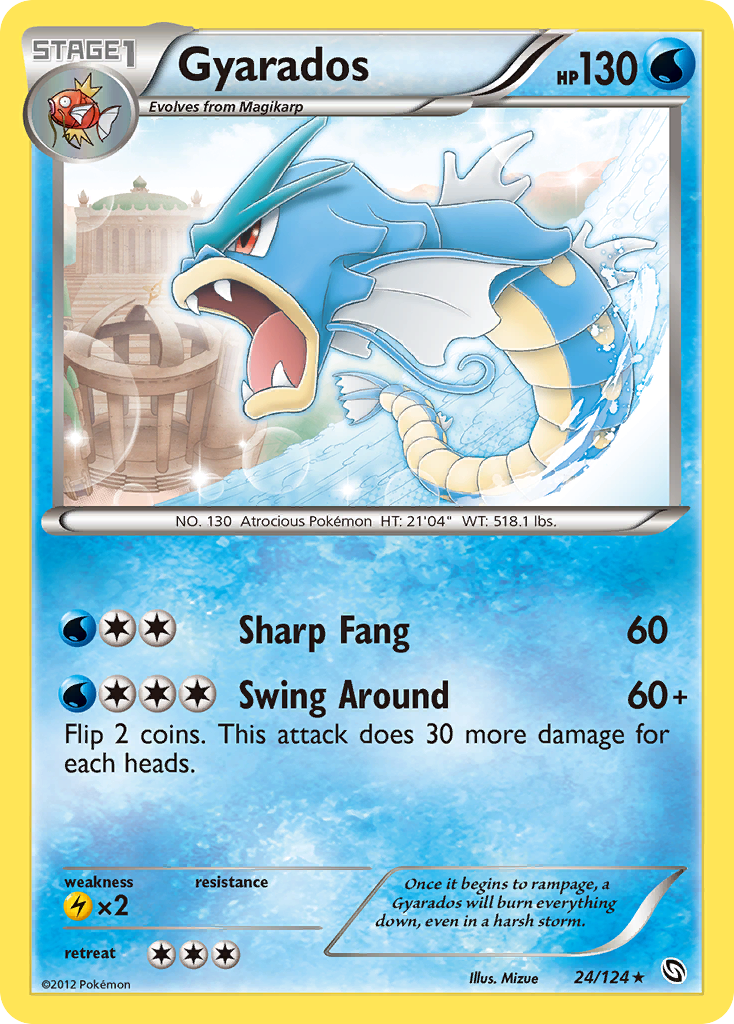 Gyarados (24/124) [Black & White: Dragons Exalted] | Shuffle n Cut Hobbies & Games