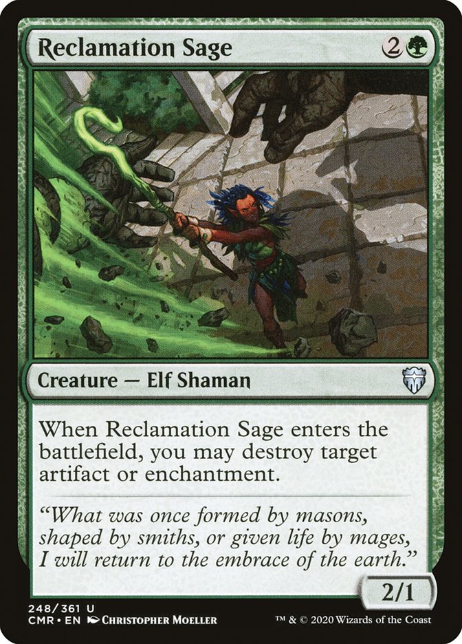 Reclamation Sage (248) [Commander Legends] | Shuffle n Cut Hobbies & Games