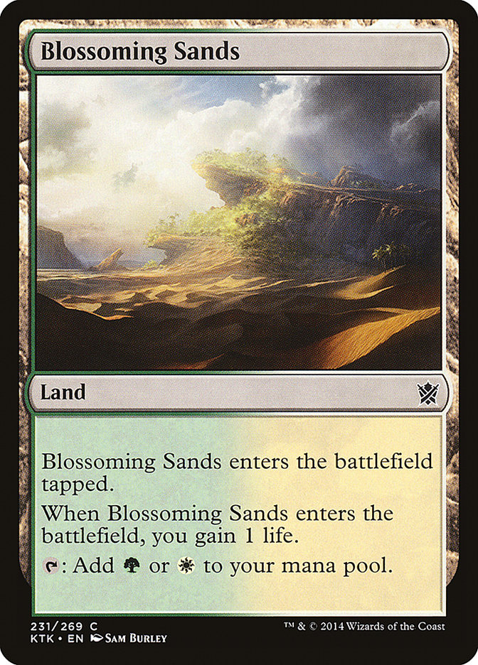 Blossoming Sands [Khans of Tarkir] | Shuffle n Cut Hobbies & Games