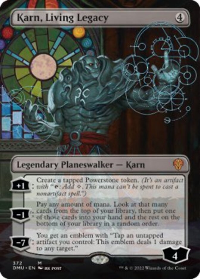 Karn, Living Legacy (Borderless) [Dominaria United] | Shuffle n Cut Hobbies & Games