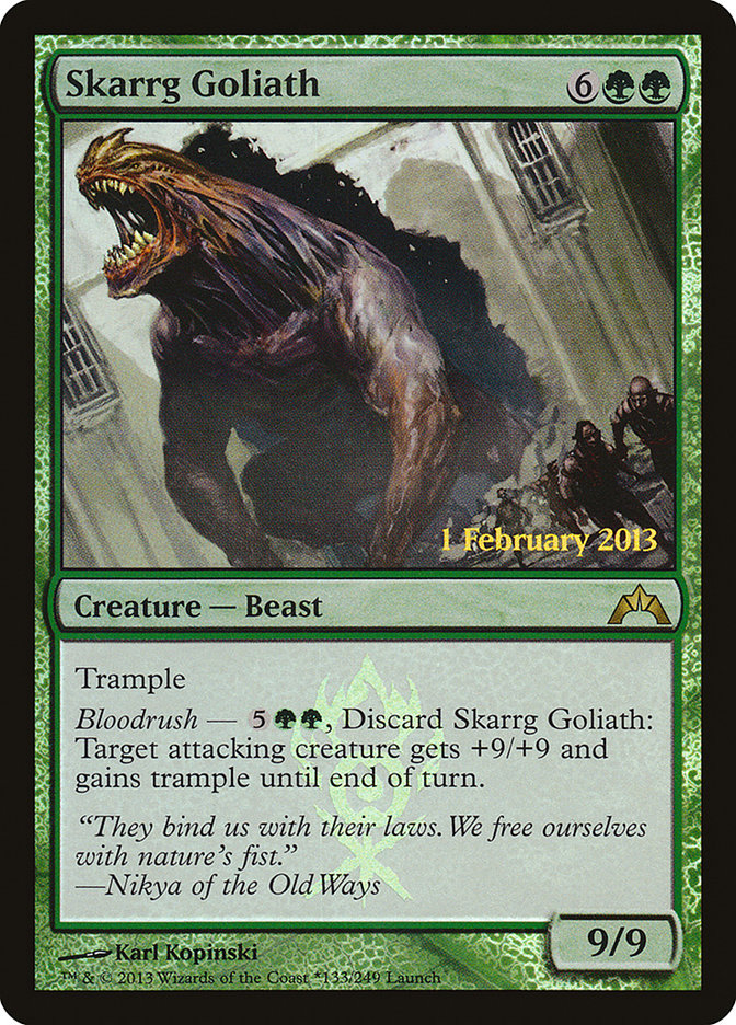 Skarrg Goliath (Launch) [Gatecrash Prerelease Promos] | Shuffle n Cut Hobbies & Games