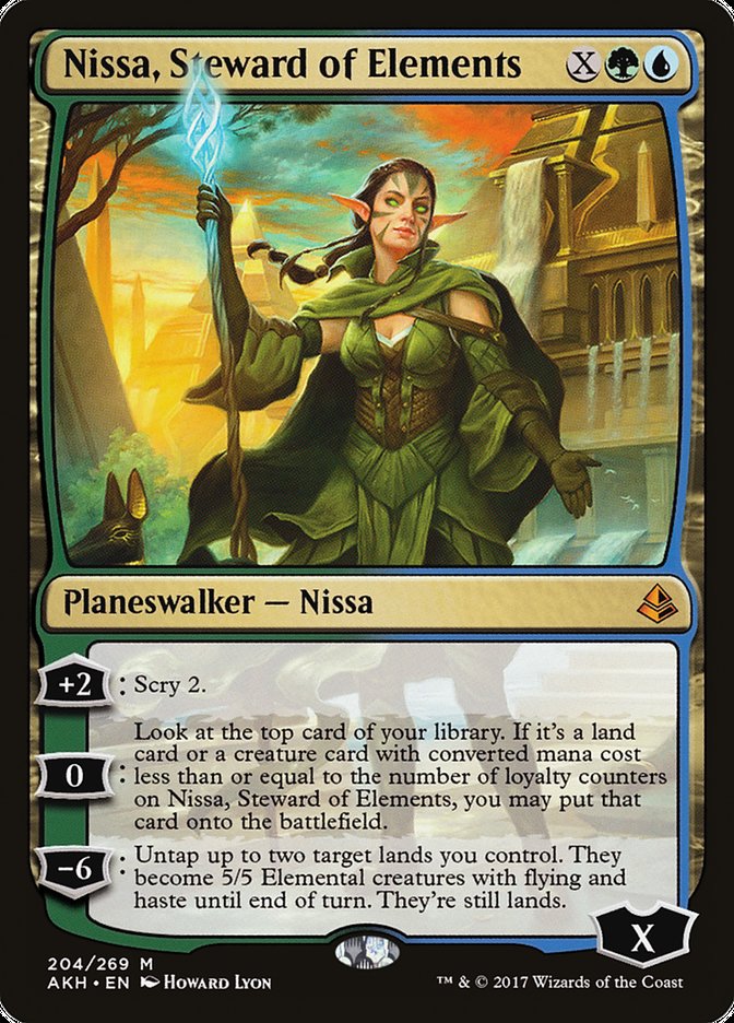 Nissa, Steward of Elements [Amonkhet] | Shuffle n Cut Hobbies & Games