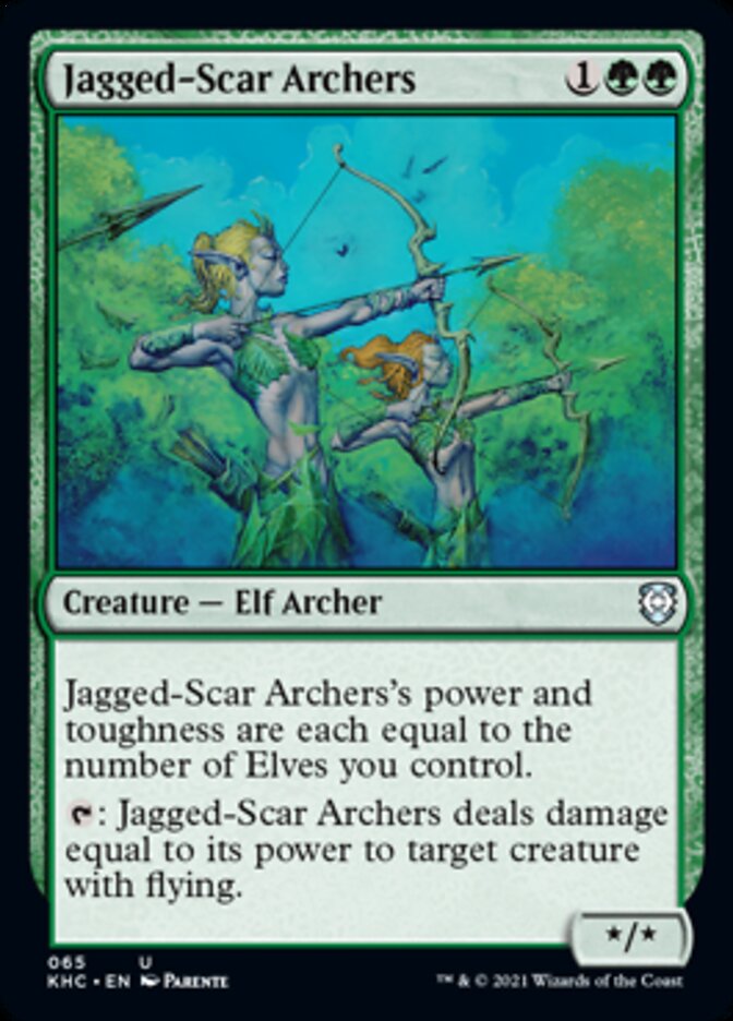 Jagged-Scar Archers [Kaldheim Commander] | Shuffle n Cut Hobbies & Games