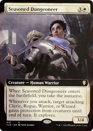 Seasoned Dungeoneer (Extended Art) [Commander Legends: Battle for Baldur's Gate] | Shuffle n Cut Hobbies & Games
