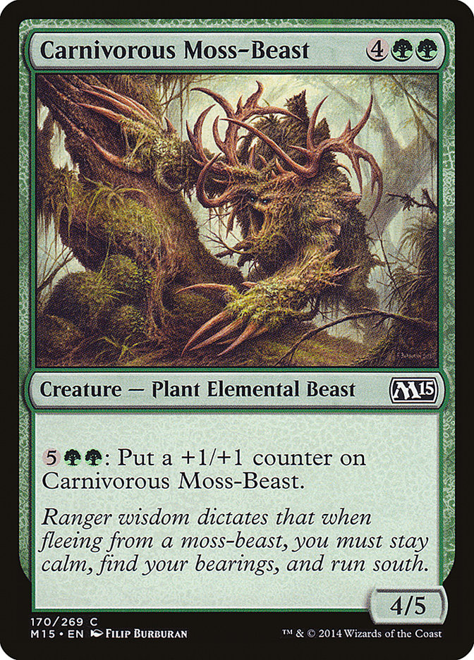 Carnivorous Moss-Beast [Magic 2015] | Shuffle n Cut Hobbies & Games
