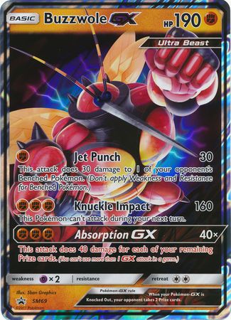 Buzzwole GX (SM69) (Jumbo Card) [Sun & Moon: Black Star Promos] | Shuffle n Cut Hobbies & Games