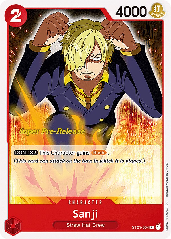 Sanji [Super Pre-Release Starter Deck: Straw Hat Crew] | Shuffle n Cut Hobbies & Games