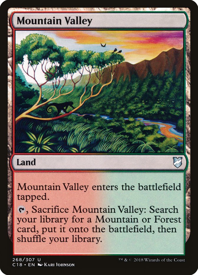 Mountain Valley [Commander 2018] | Shuffle n Cut Hobbies & Games