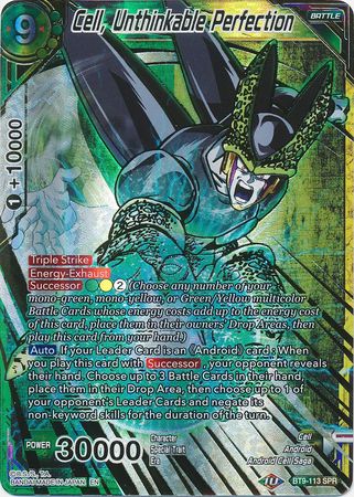 Cell, Unthinkable Perfection (SPR) [BT9-113] | Shuffle n Cut Hobbies & Games