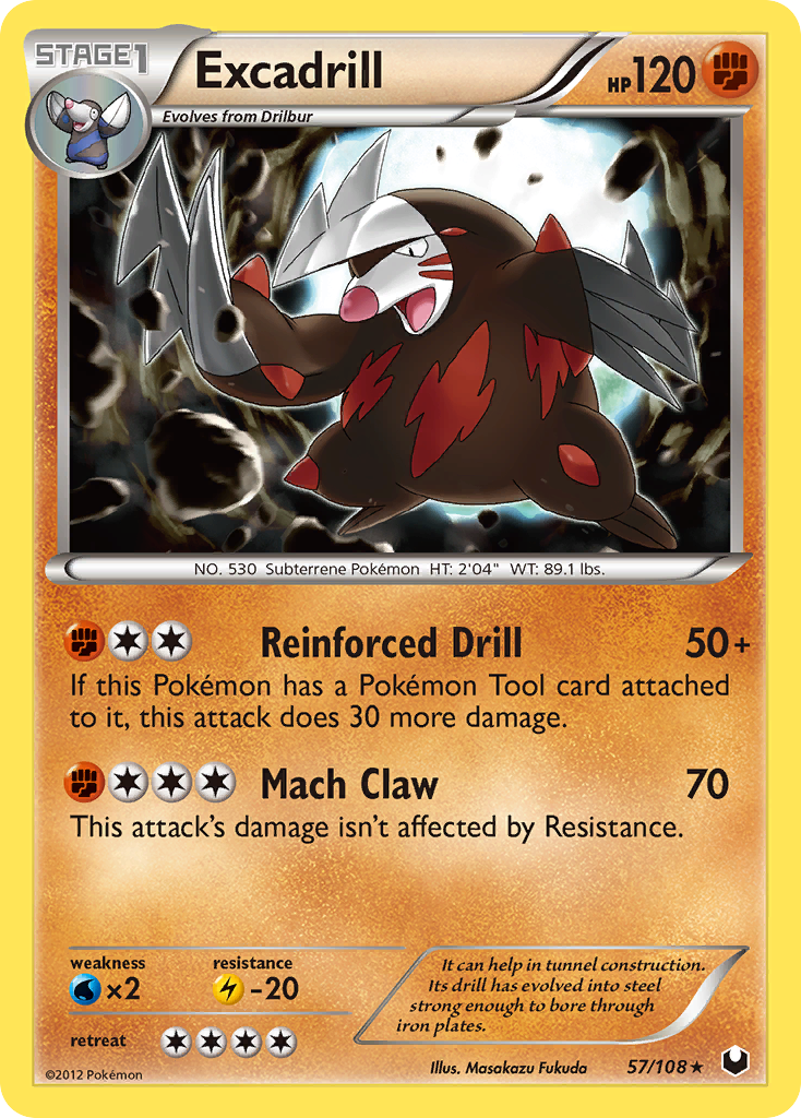 Excadrill (57/108) [Black & White: Dark Explorers] | Shuffle n Cut Hobbies & Games