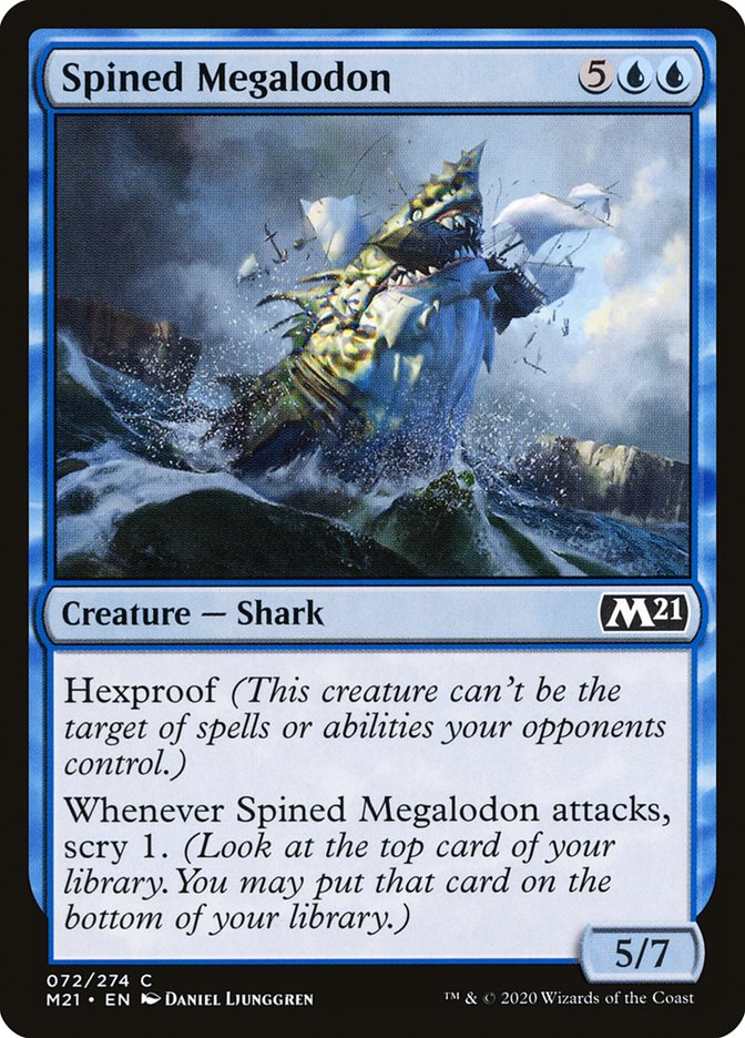 Spined Megalodon [Core Set 2021] | Shuffle n Cut Hobbies & Games