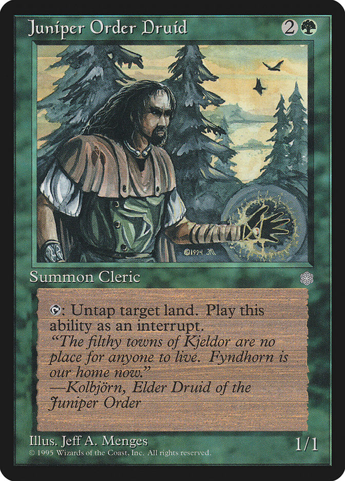 Juniper Order Druid [Ice Age] | Shuffle n Cut Hobbies & Games