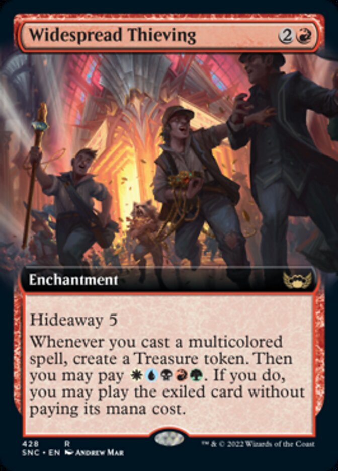 Widespread Thieving (Extended Art) [Streets of New Capenna] | Shuffle n Cut Hobbies & Games