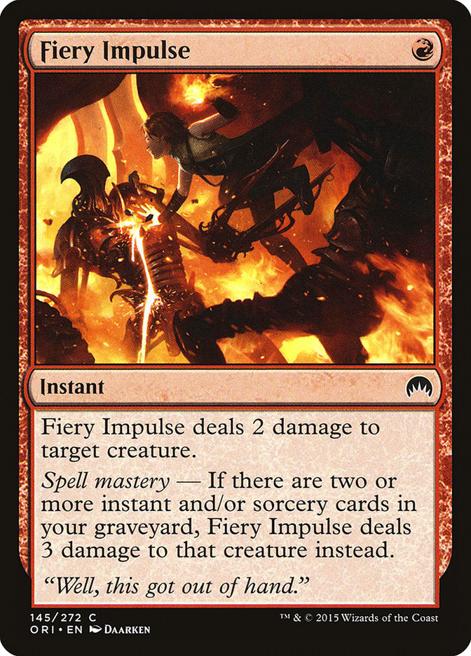 Fiery Impulse [Magic Origins] | Shuffle n Cut Hobbies & Games