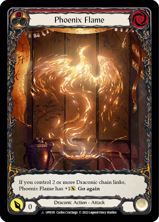 Phoenix Flame (Marvel) [UPR101] (Uprising)  Cold Foil | Shuffle n Cut Hobbies & Games