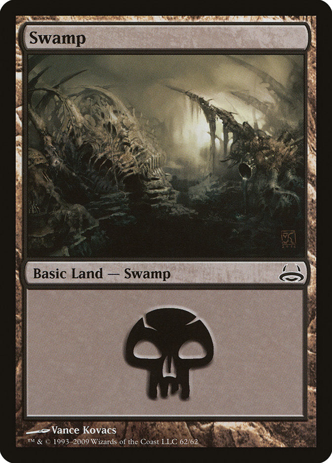 Swamp (62) [Duel Decks: Divine vs. Demonic] | Shuffle n Cut Hobbies & Games