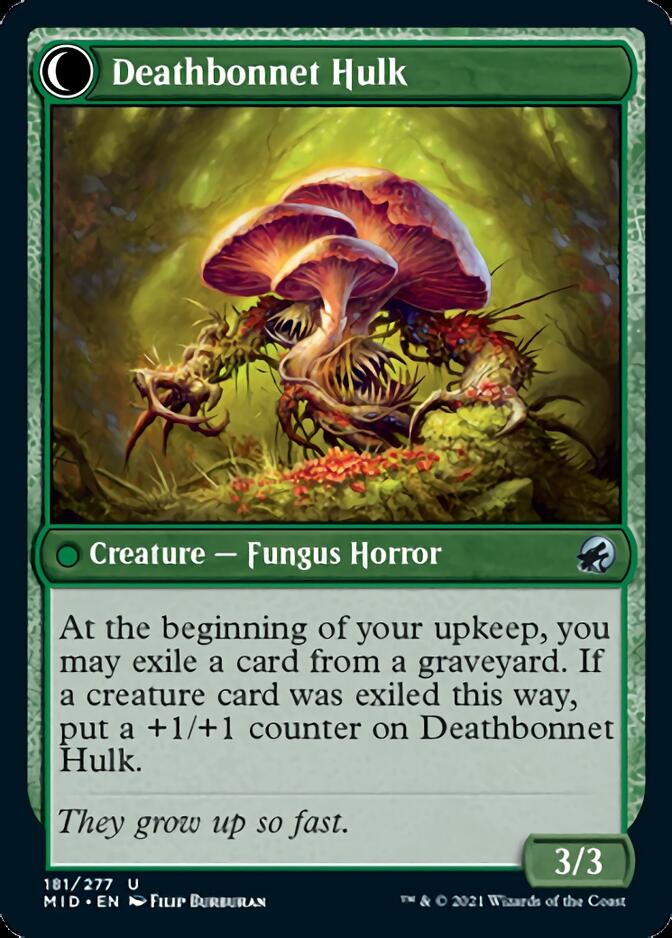 Deathbonnet Sprout // Deathbonnet Hulk [Innistrad: Midnight Hunt] | Shuffle n Cut Hobbies & Games