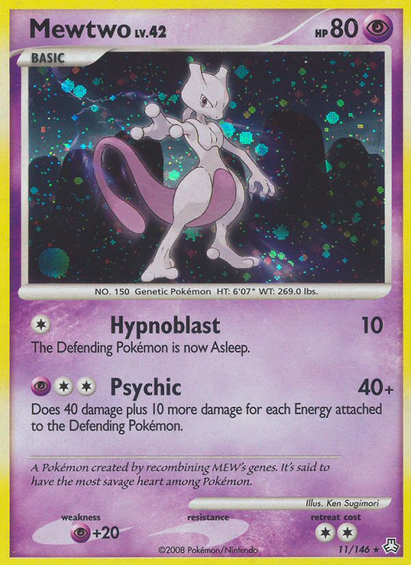 Mewtwo (11/146) [Diamond & Pearl: Legends Awakened] | Shuffle n Cut Hobbies & Games
