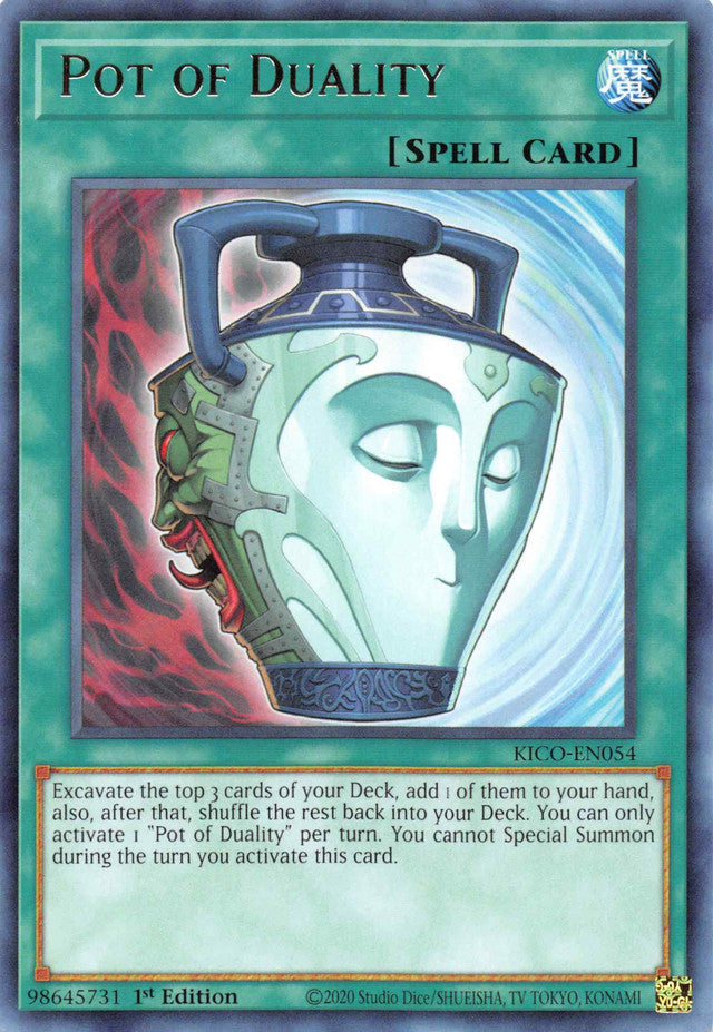 Pot of Duality [KICO-EN054] Rare | Shuffle n Cut Hobbies & Games