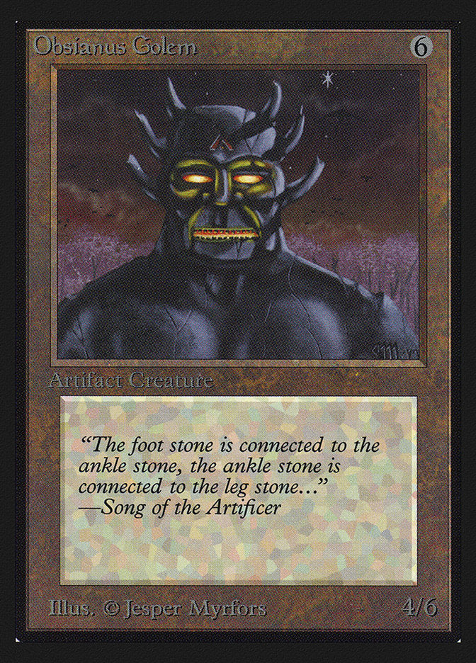 Obsianus Golem [International Collectors' Edition] | Shuffle n Cut Hobbies & Games